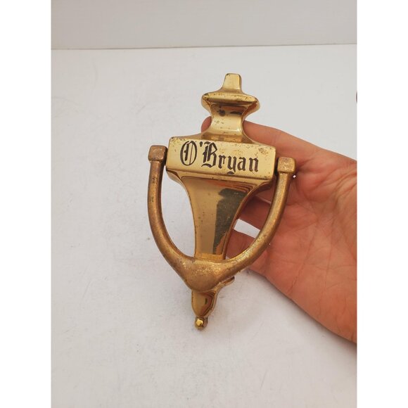 Vintage Brass Door Knocker from the early 80’s. Solid brass . Vintage Co… - Picture 8 of 10
